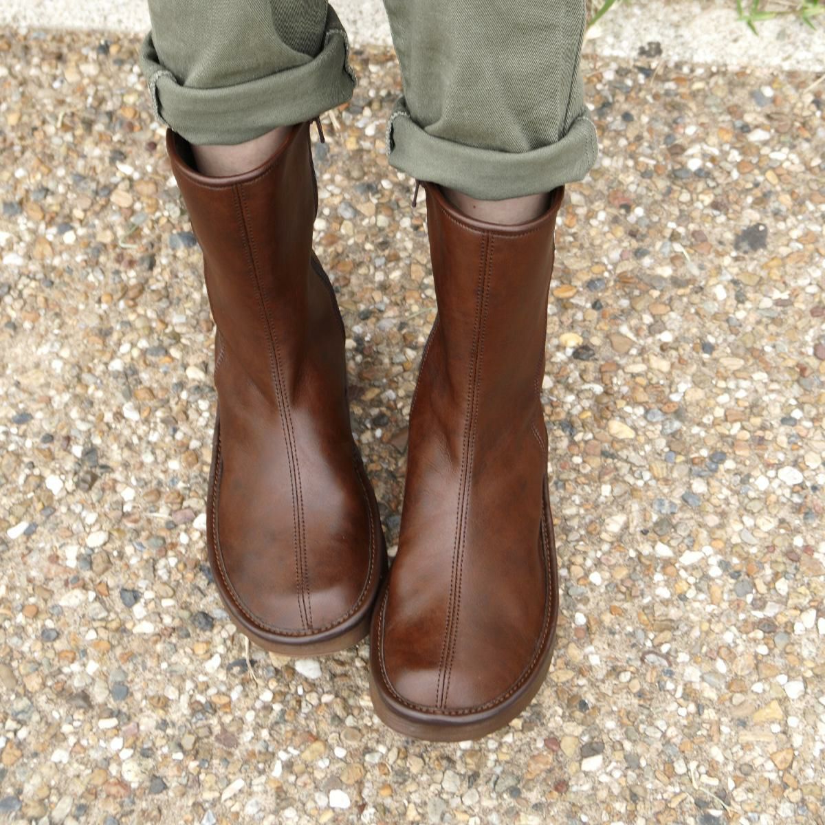 30%OFFセール】ペコスブーツ ミドル丈 ワークブーツ 軽量 歩きやすい