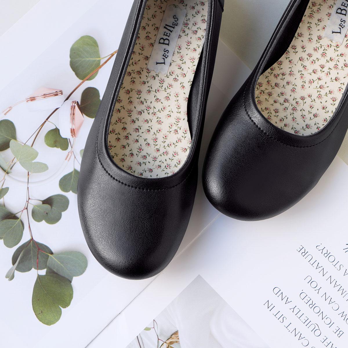 やわらかバレエシューズ フラットシューズ パンプス スリッポン 婦人靴