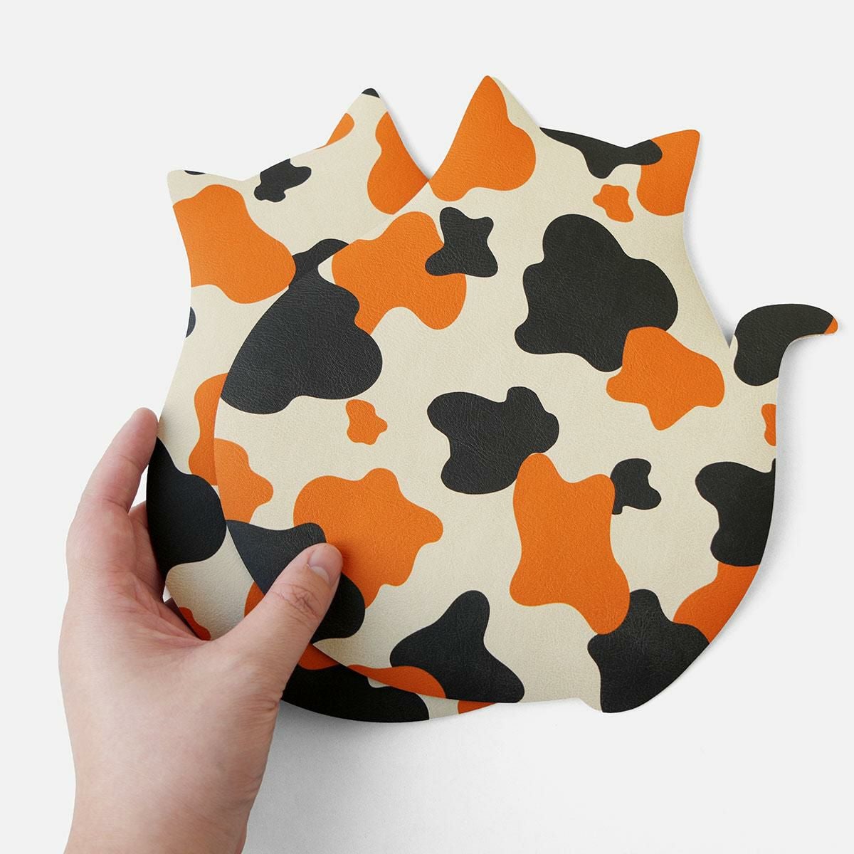 マウスパッド 三毛猫 ミケ ねこ ネコ アニマル コースター ランチョン